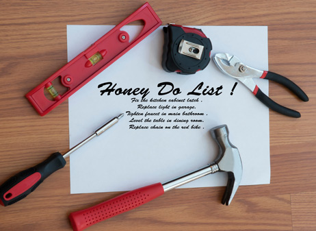 Home repair, upgrades, maintenance or other honey-do-list projects